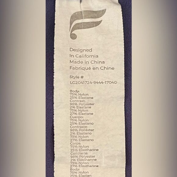 Fabletics Anywhere Motion365 High-Waisted Moto 7/8 Legging Orchid Purple Medium‎ - Picture 9 of 9